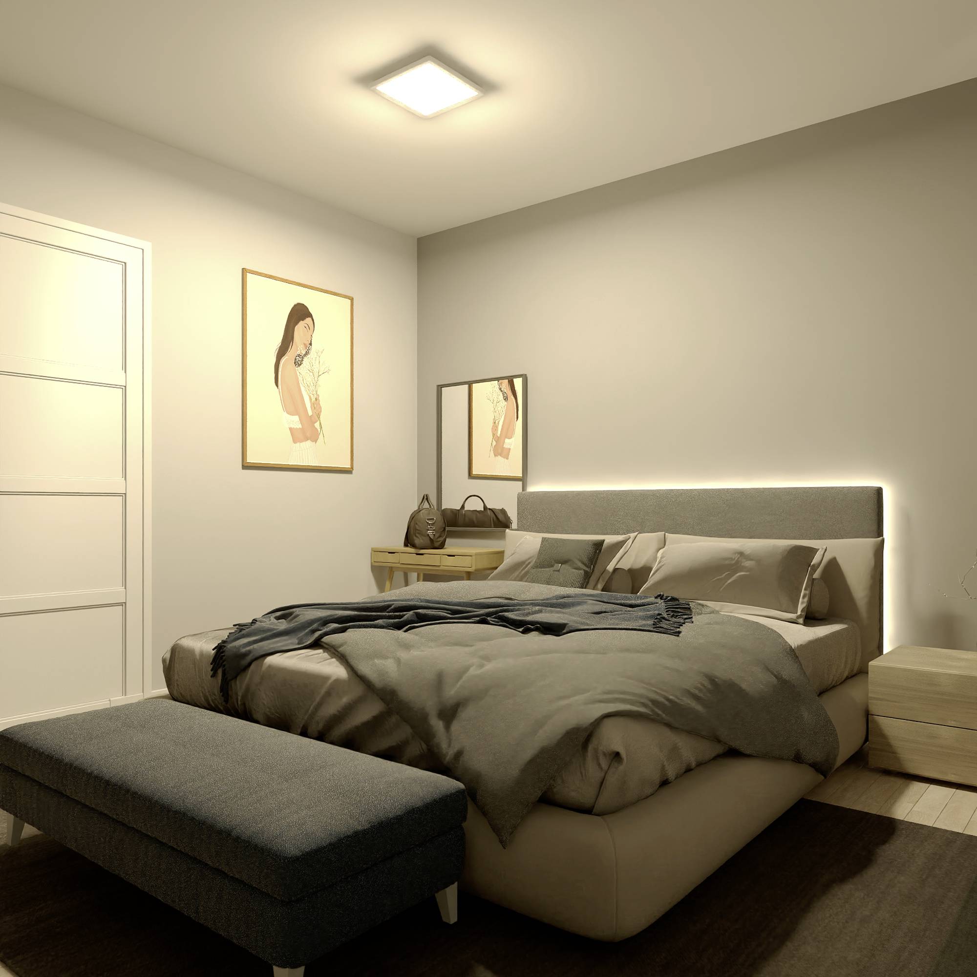 Philips SceneSwitch 8720169347892 LED-Panel 12W Warmweiß Weiß