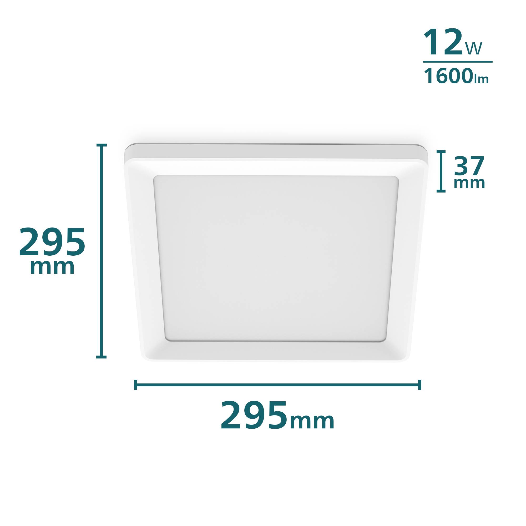 Philips SceneSwitch 8720169347892 LED-Panel 12W Warmweiß Weiß