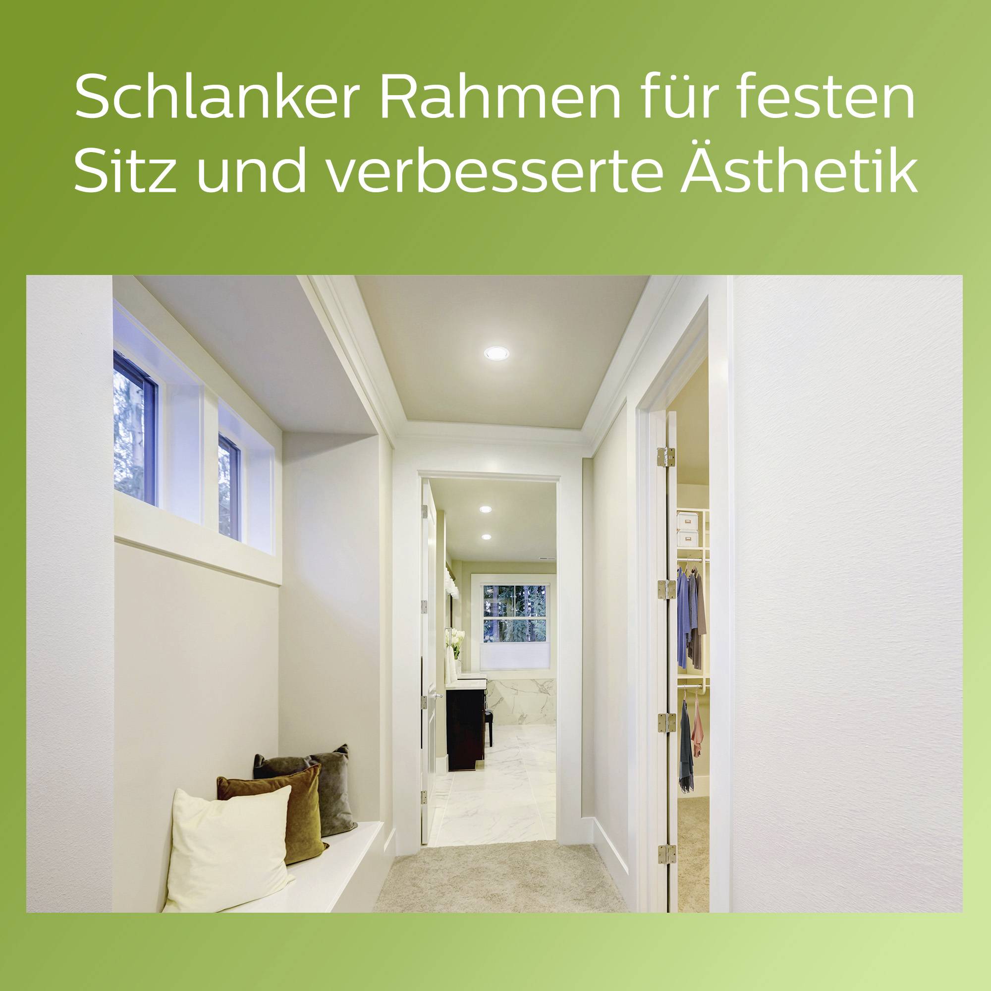 Philips 8720169308121 Diamond Einbauleuchte LED 2.2W Weiß