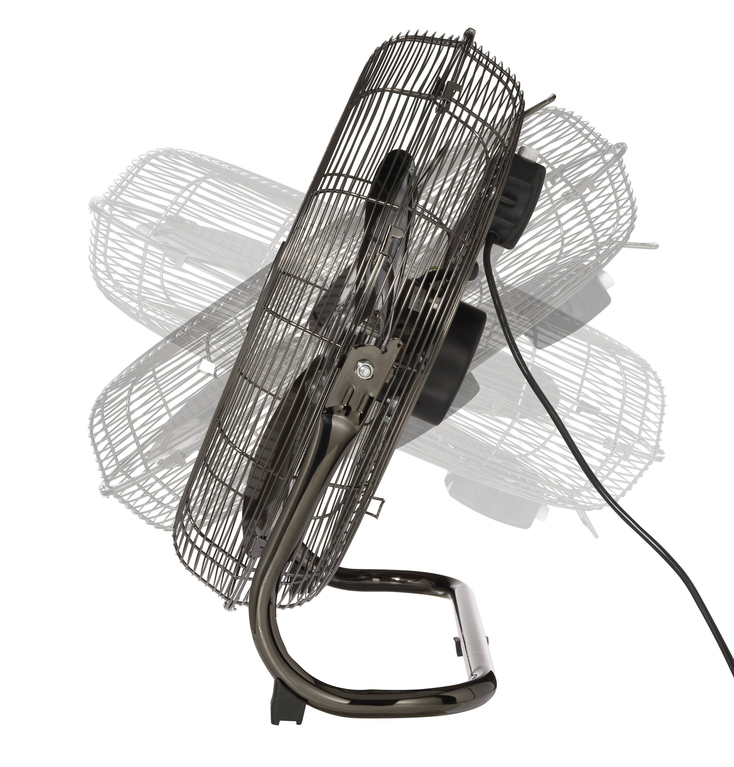 Sygonix Bodenventilator 120W (Ø x H) 540mm x 540mm Schwarz