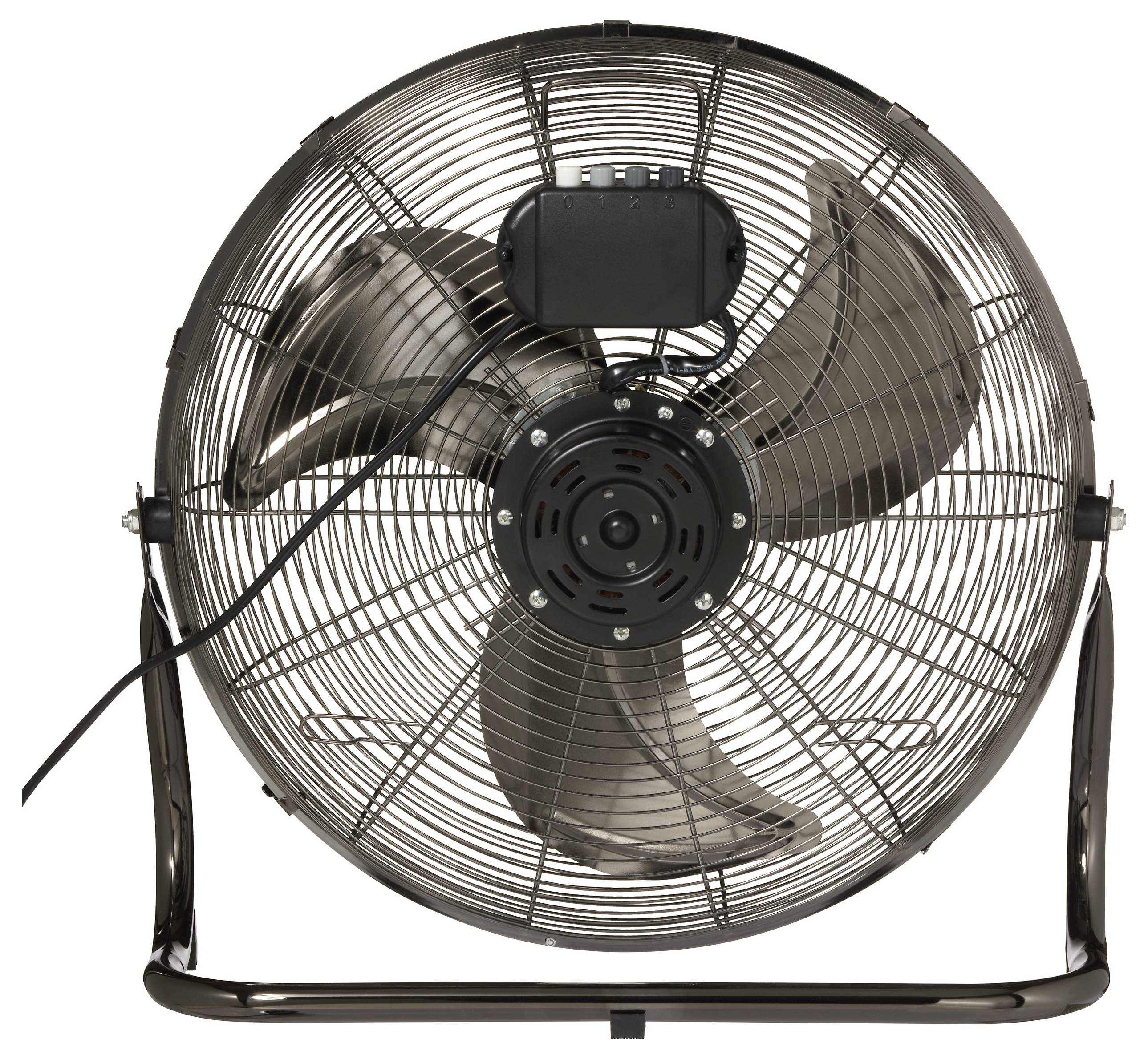 Sygonix Bodenventilator 120W (Ø x H) 540mm x 540mm Schwarz