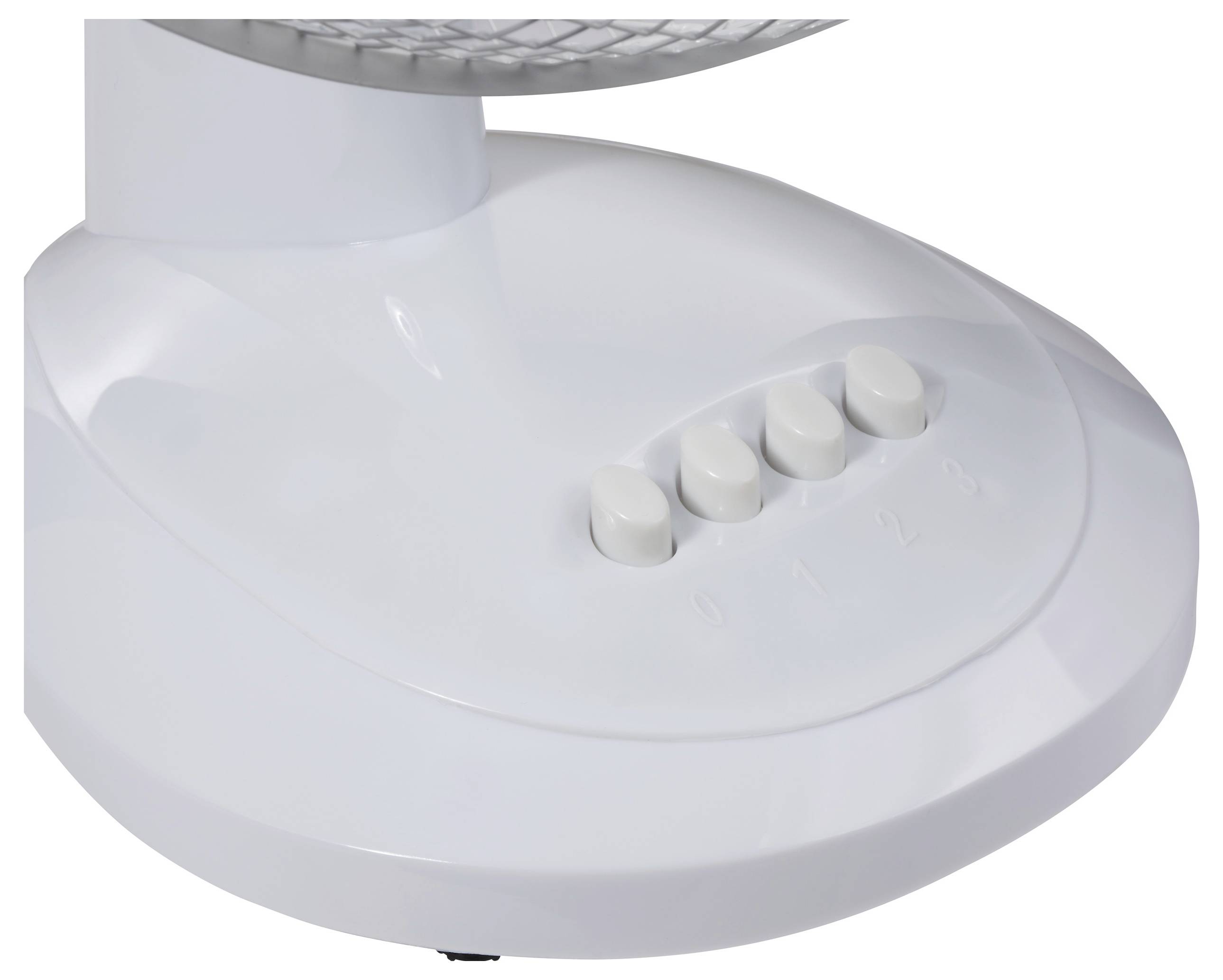 Sygonix Tischventilator 40W (Ø x H) 237mm x 460mm Weiß