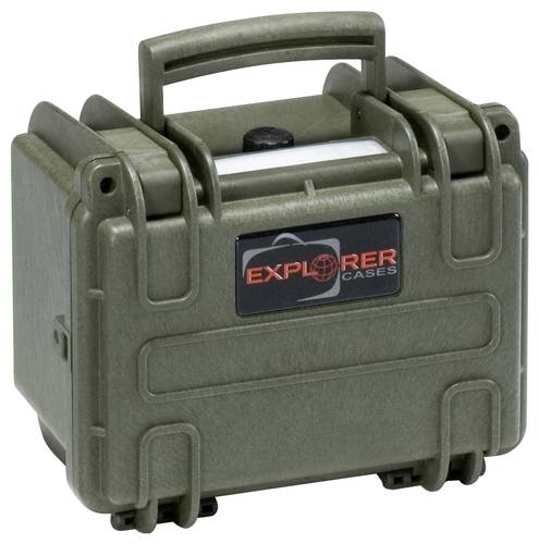Explorer Cases Outdoor Koffer 1913.G green with pick & pluck foam (B x H x T) 19 x 13 x 14 cm Olivg