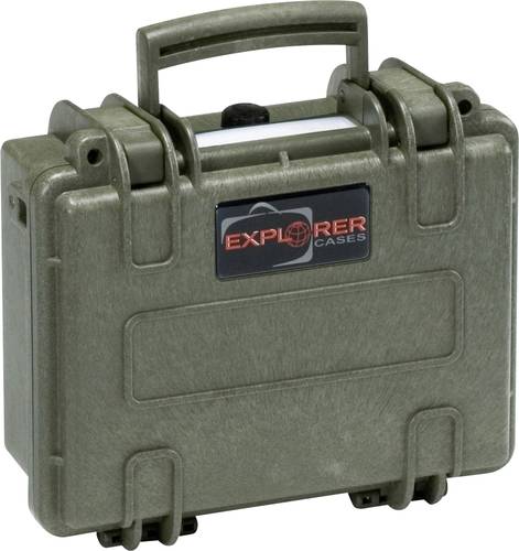 Explorer Cases Outdoor Koffer 2209.G green with pick & pluck foam (B x H x T) 22 x 16 x 10 cm Olivg