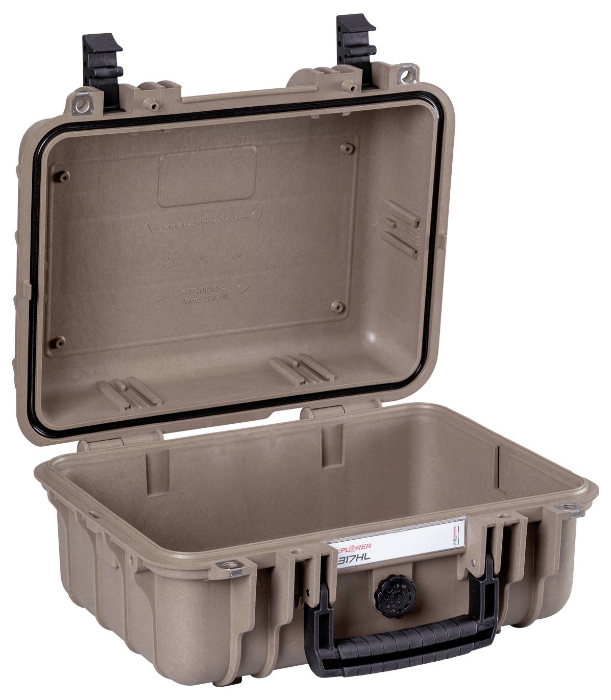 Explorer Cases Outdoor Koffer 3317HL.D E desert tan empty (B x H x T) 33 x 24 x 17cm Sand 3317HL.D E
