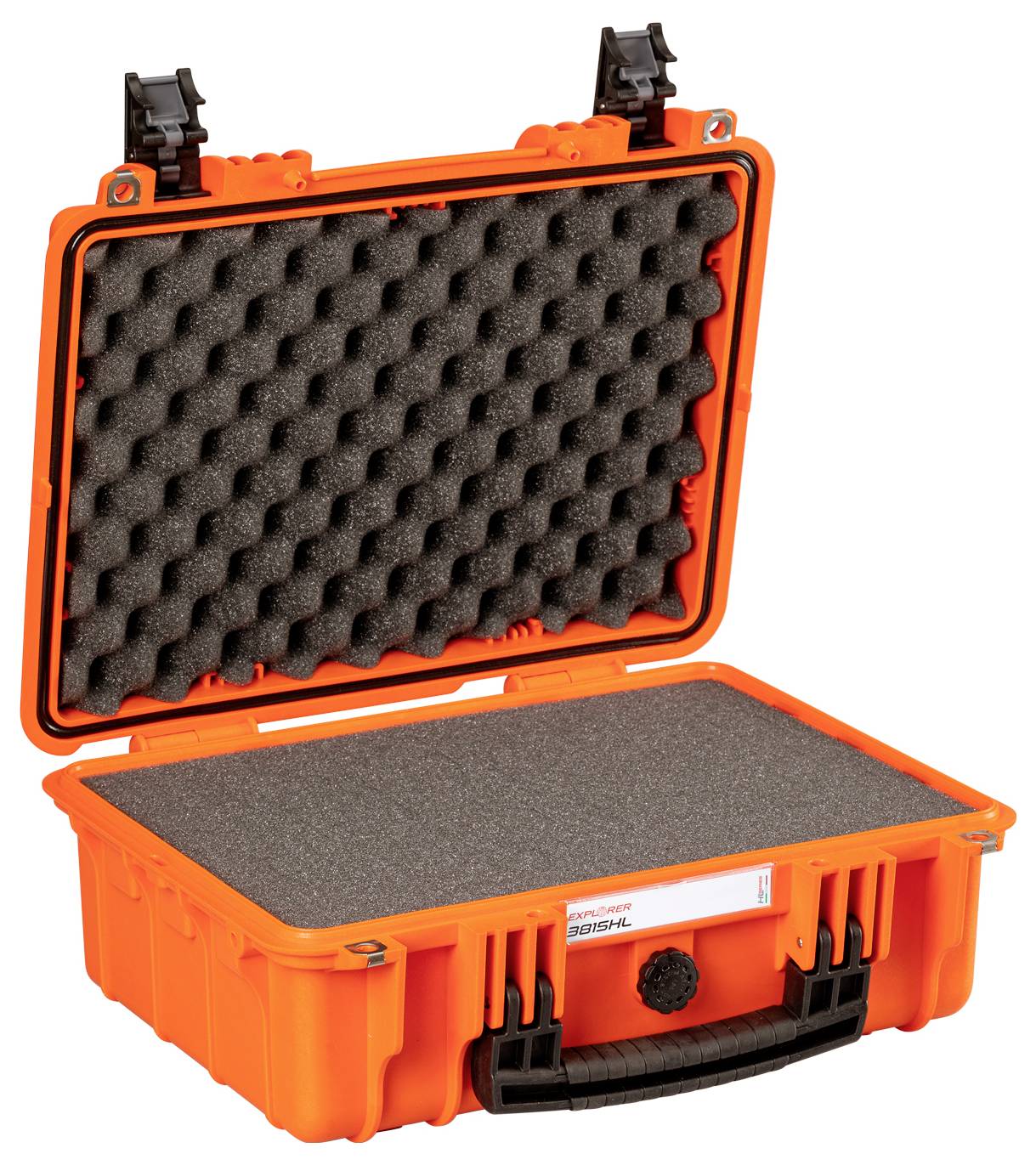 Explorer Cases Outdoor Koffer 3815HL.O orange with pick & pluck foam (B x H x T) 38 x 27 x 16cm Orange 3815HL.O