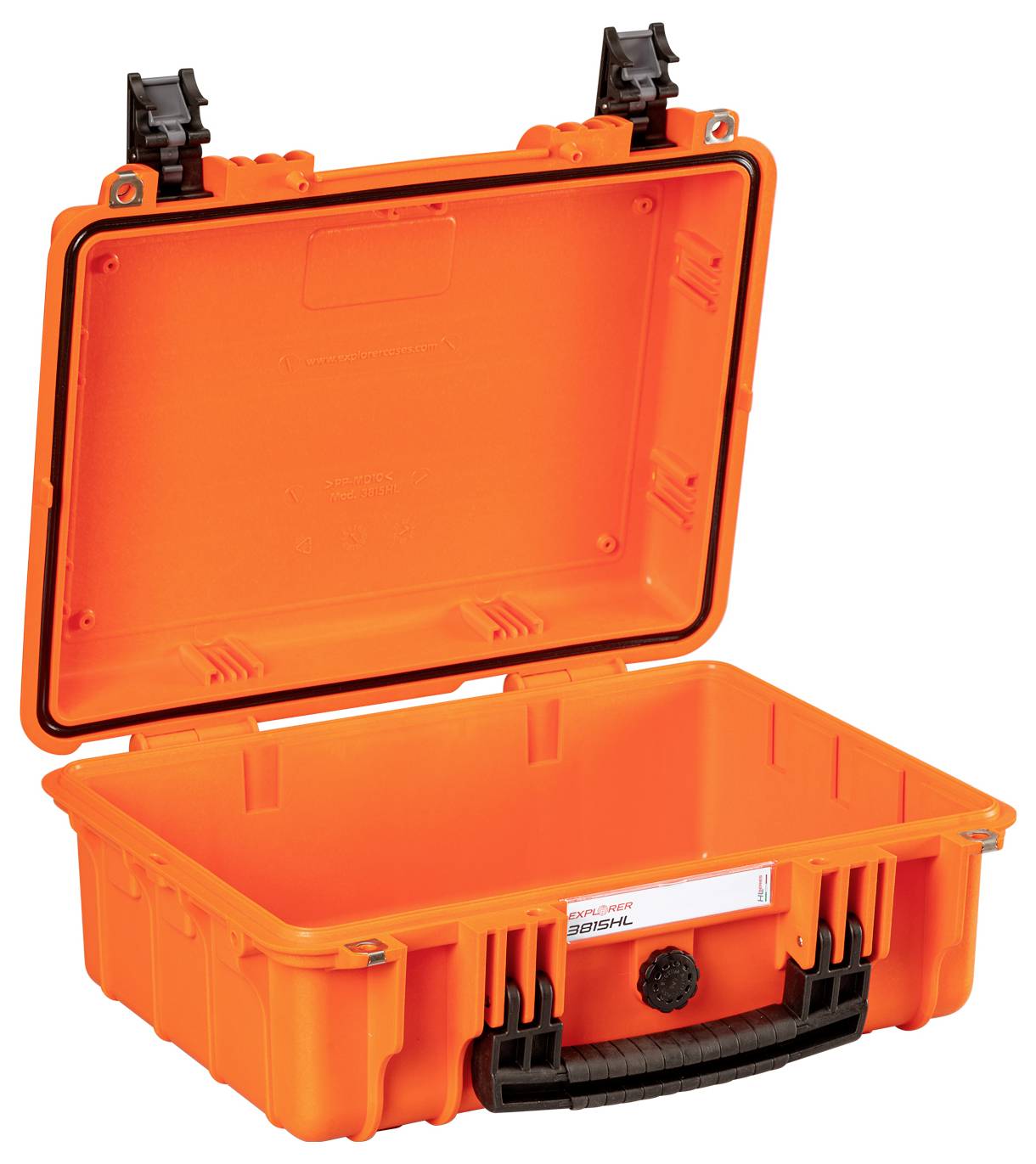 Explorer Cases Outdoor Koffer 3815HL.O orange with pick & pluck foam (B x H x T) 38 x 27 x 16cm Orange 3815HL.O