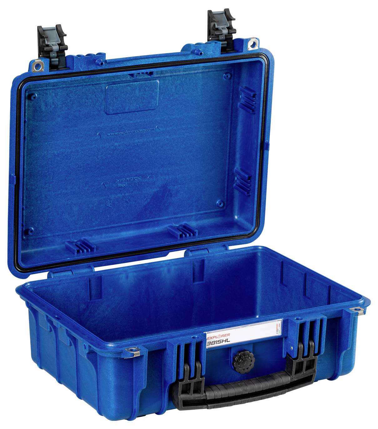 Explorer Cases Outdoor Koffer 3815HL.N blue navy with pick & pluck foam (B x H x T) 38 x 27 x 16cm Navy-Blau 3815HL.N