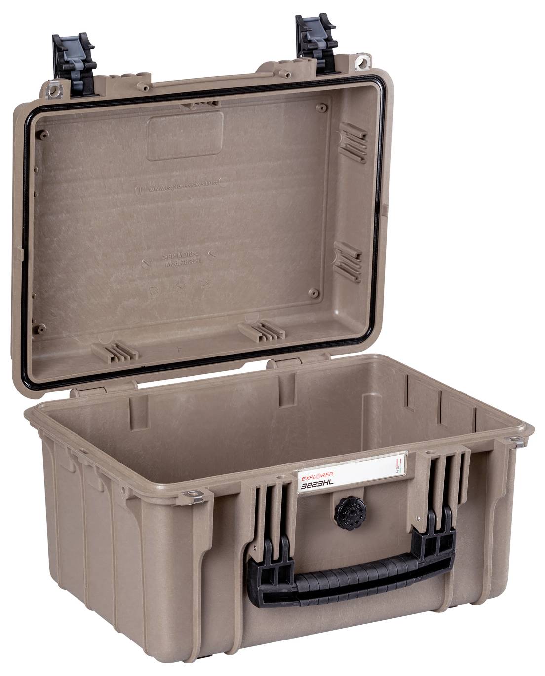 Explorer Cases Outdoor Koffer 3823HL.D E desert tan empty (B x H x T) 38 x 27 x 23cm Sand 3823HL.D E