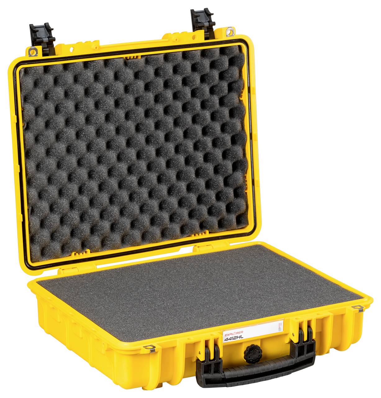 Explorer Cases Outdoor Koffer 4412HL.Y yellow with pick & pluck foam (B x H x T) 45 x 35 x 13cm Gelb 4412HL.Y