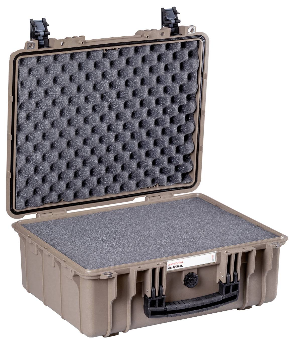 Explorer Cases Outdoor Koffer 4419HL.D desert tan with pick & pluck foam (B x H x T) 45 x 35 x 19cm Sand 4419HL.D