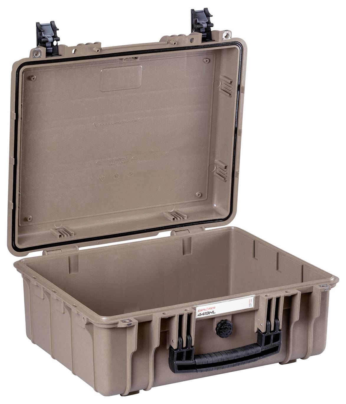 Explorer Cases Outdoor Koffer 4419HL.D E desert tan empty (B x H x T) 45 x 35 x 19cm Sand 4419HL.D E