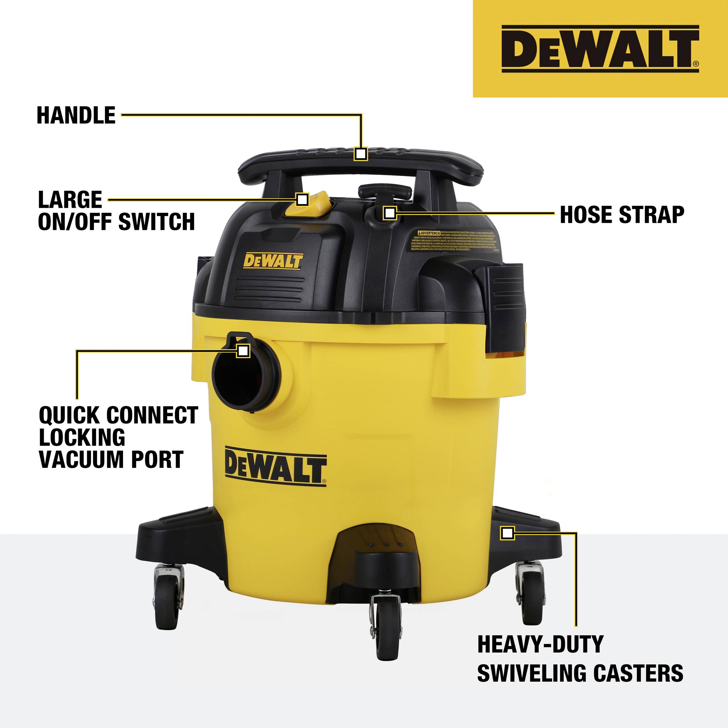 DEWALT DXV20PB Nass-/Trockensauger 1050W 20l