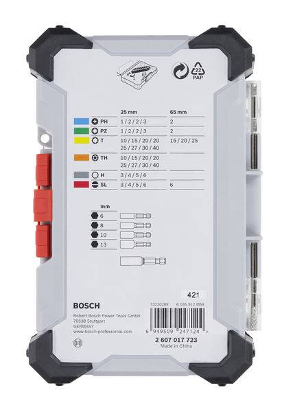 Bosch Accessories 2607017723 2607017723 Werkzeugset
