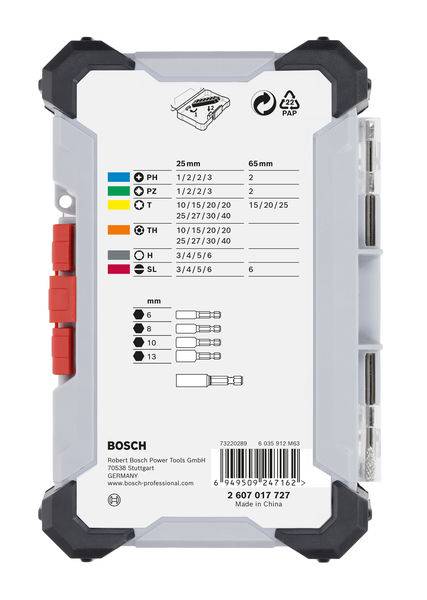 Bosch Accessories 2607017727 2607017727 Werkzeugset