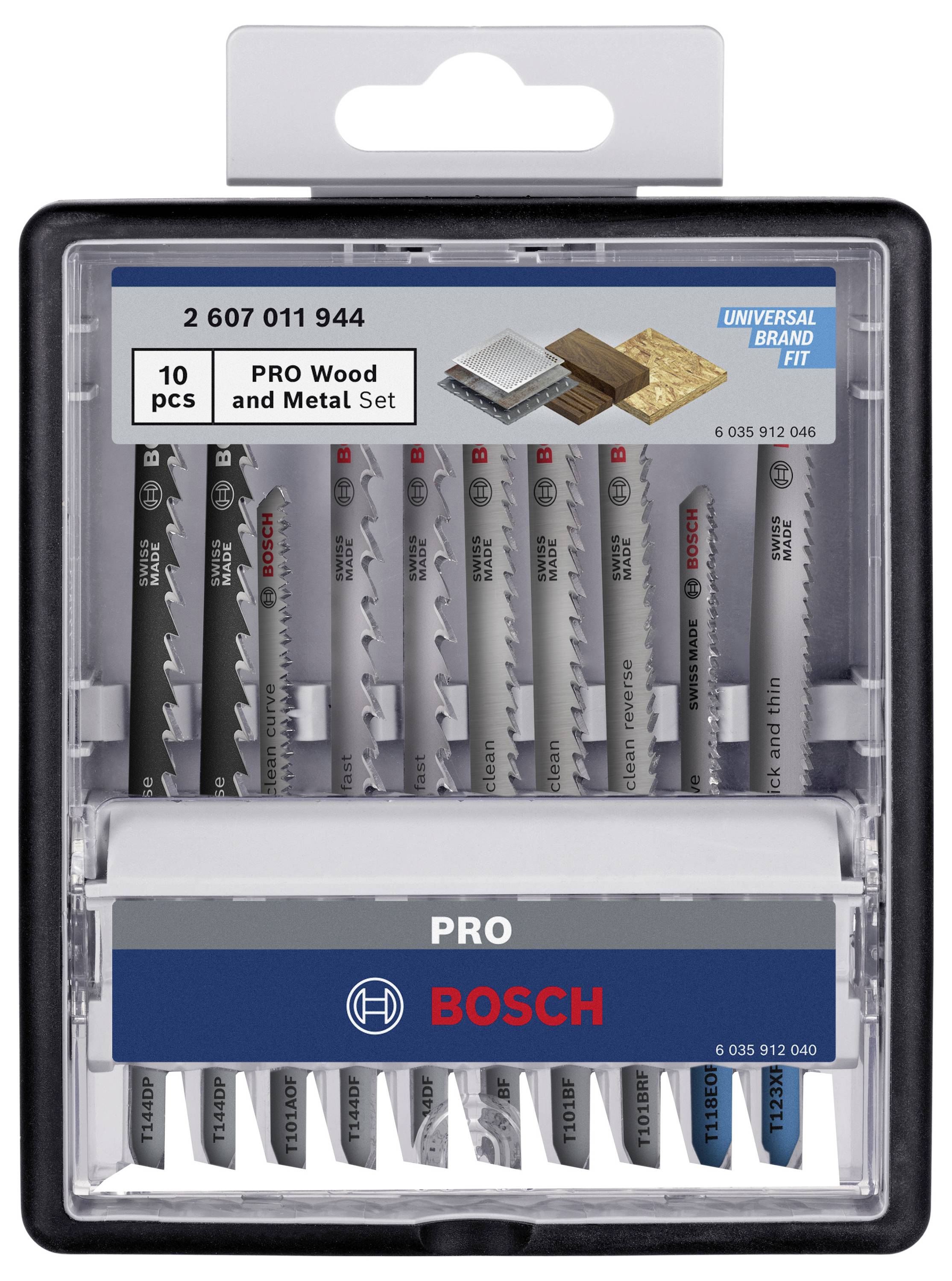 Bosch Accessories 2607011944 PRO Wood and Metal Set, 100 mm 1St.