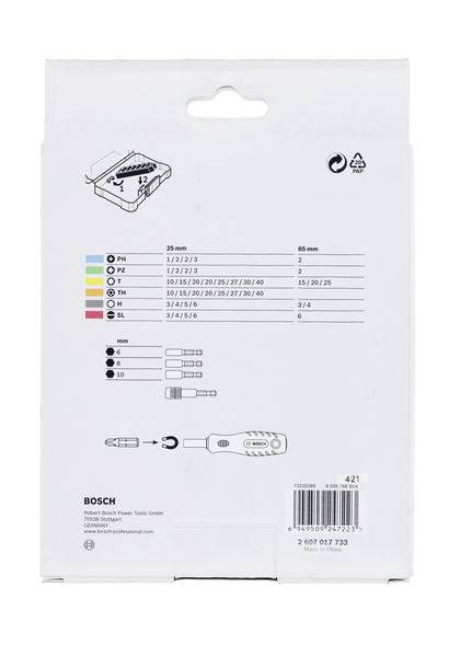 Bosch Accessories 2607017733 2607017733 Werkzeugset