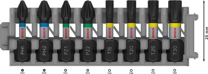 Bosch Accessories 2608521U61 2608521U61 Bit-Set