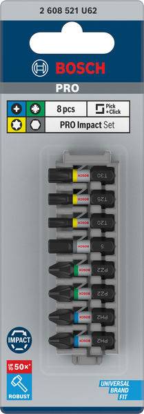 Bosch Accessories 2608521U62 2608521U62 Bit-Set