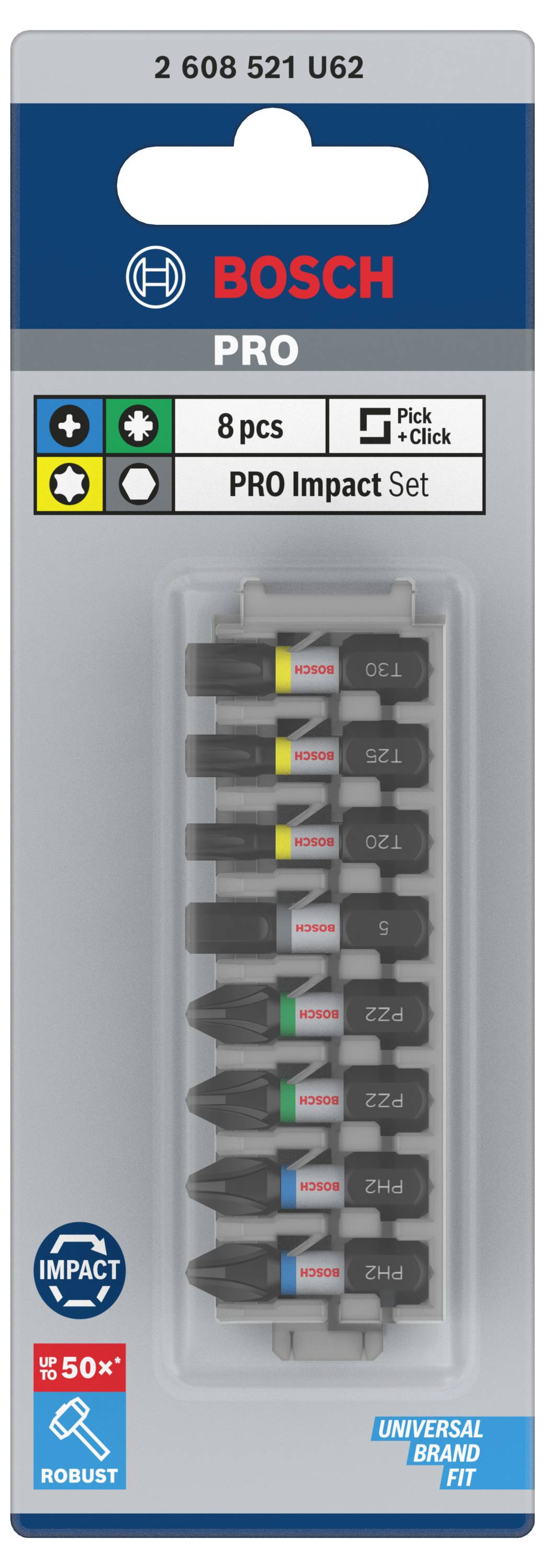 Bosch Accessories 2608521U62 2608521U62 Bit-Set