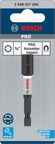 'Bosch PRO Impact Nutsetter, 1/4