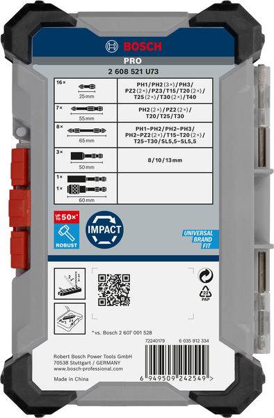 Bosch Accessories 2608521U73 2608521U73 Bit-Set