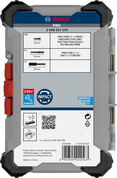 Bosch Accessories 2608521U75 2608521U75 Bit-Set