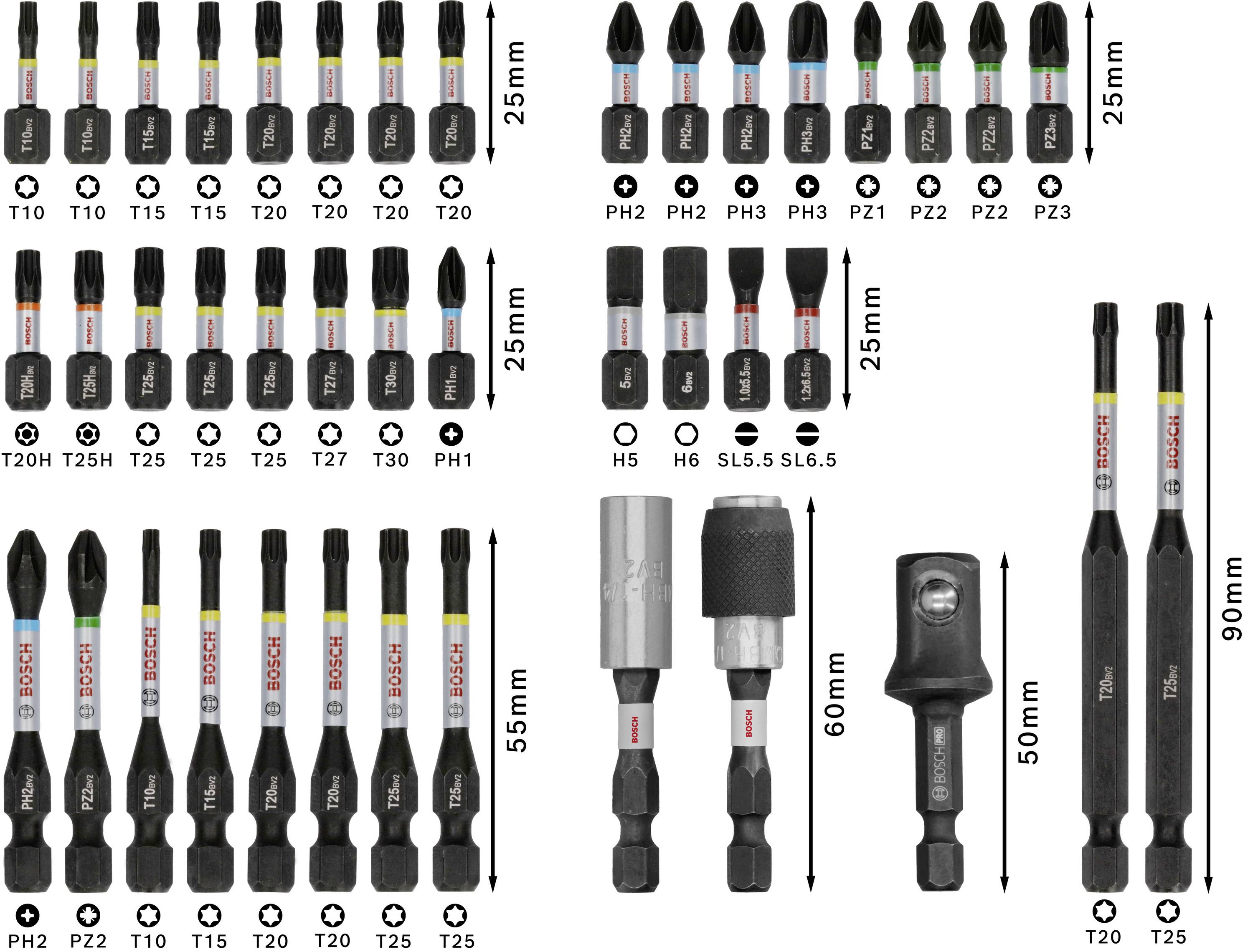 Bosch Accessories 2608521U78 2608521U78 Bit-Set
