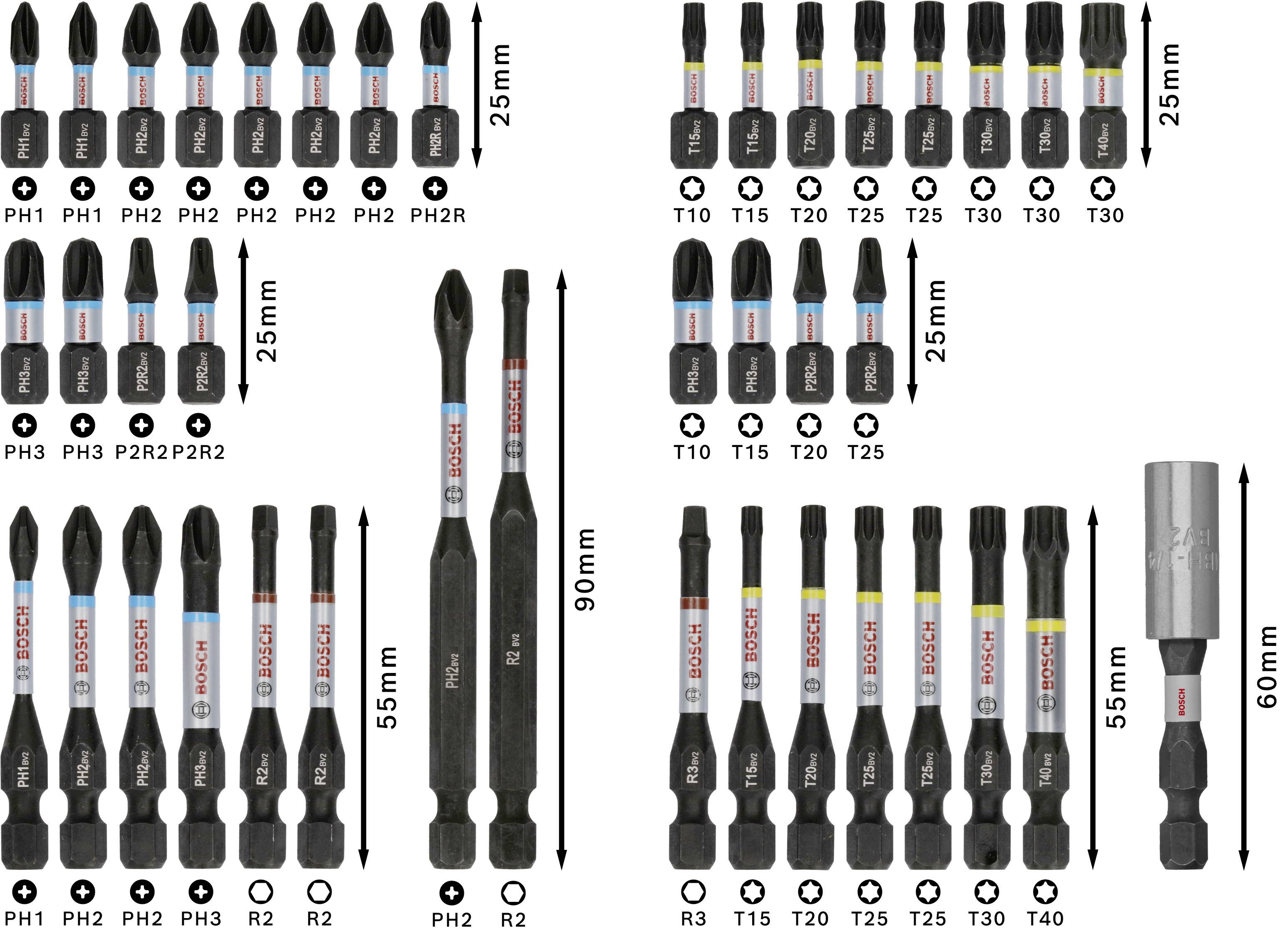 Bosch Accessories 2608521U79 2608521U79 Bit-Set