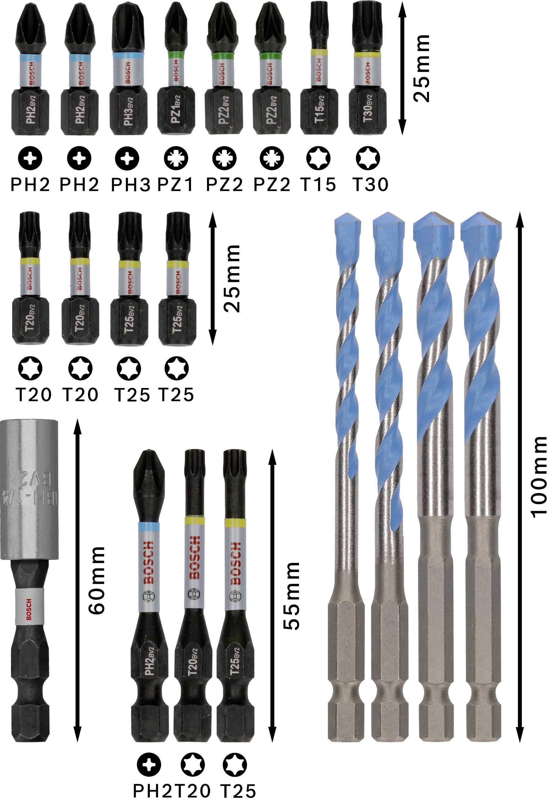 Bosch Accessories 2608521U83 2608521U83 Werkzeugset