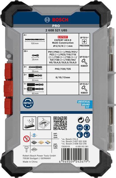 Bosch Accessories 2608521U85 2608521U85 Werkzeugset