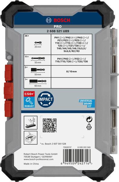 Bosch Accessories 2608521U89 2608521U89 Bit-Set