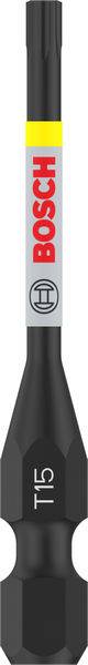 Nahaufnahme eines schwarzen Bosch Aufsatzes mit der Aufschrift 'T15'.