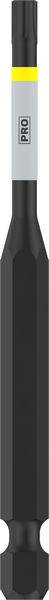 Bohrer mit schwarzem, robustem Metallkörper und zylindrischem Schaft, geeignet für präzises Bohren in festen Materialien.