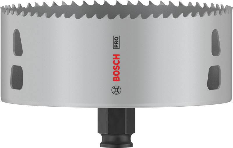 Kreissägeblatt mit Bosch-Logo, geeignet für präzises Bohren in Holz und Metall.