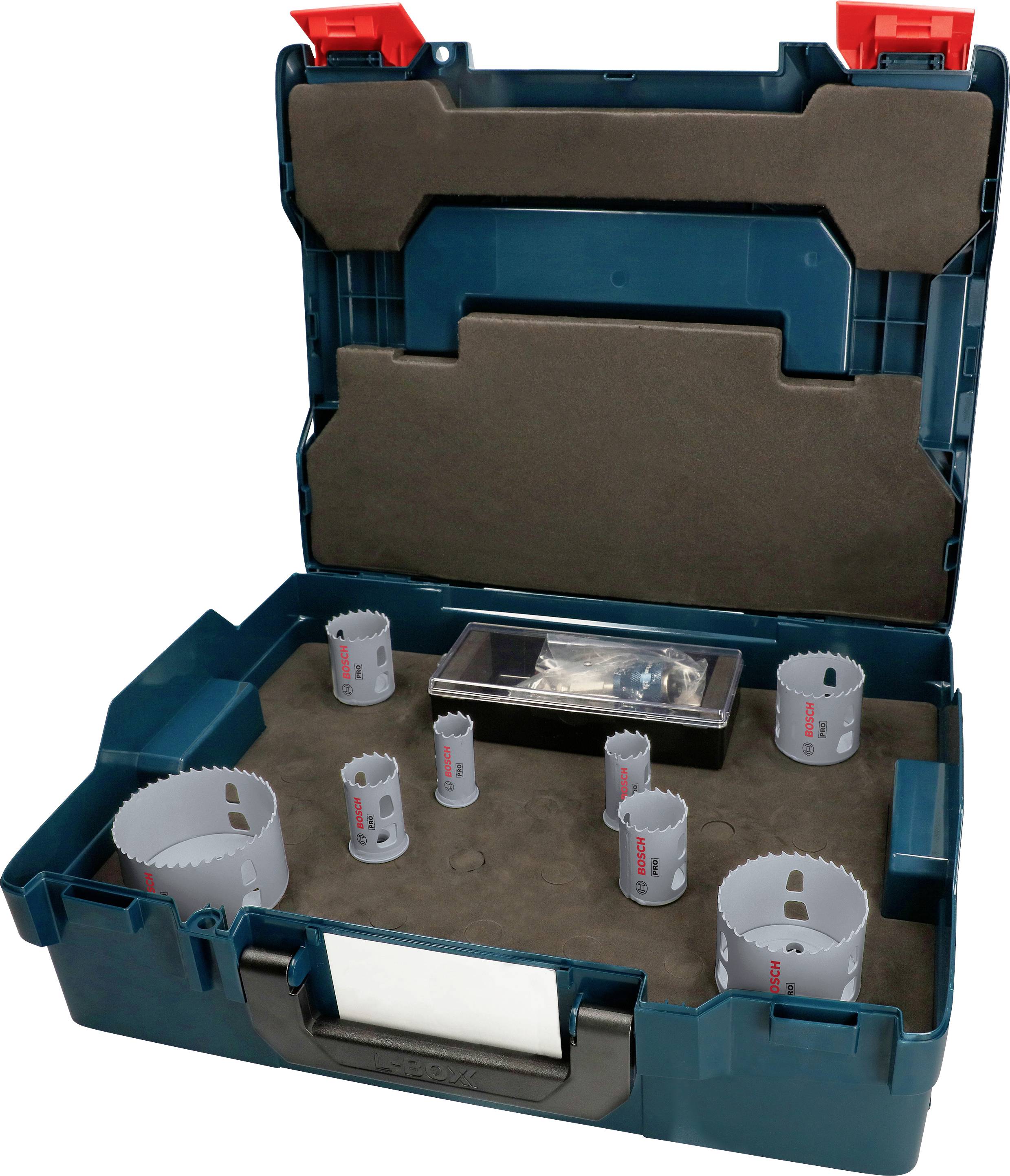 Bosch Accessories 2608594432 2608594432 Lochsägen-Set 22 mm, 25 mm, 30 mm, 35 mm, 40 mm, 51 mm, 68 mm, 83mm 1St.