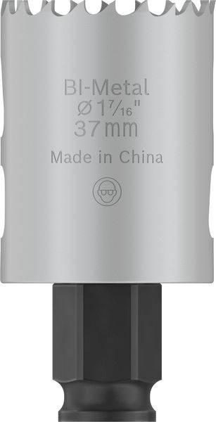 Graue Bi-Metall-Lochsäge mit 'Ø 17/16