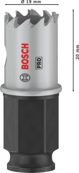 Bosch Accessories 2608594439 2608594439 Lochsäge 19mm 1St.