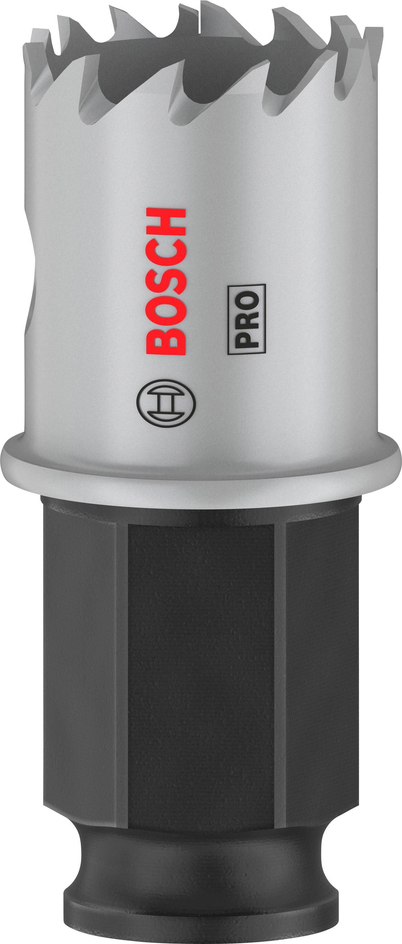 Metallbohrer von Bosch, Silber mit rotem Logo, geeignet für professionelle Anwendungen.