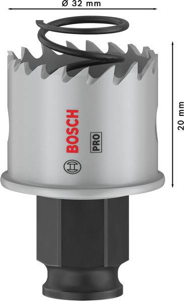Bosch Accessories 2608594447 2608594447 Lochsäge 32mm 1St.