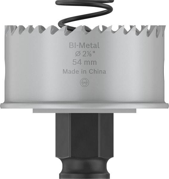 Metalllochschneider mit der Aufschrift 'BI-Metal, Ø 2 1/8