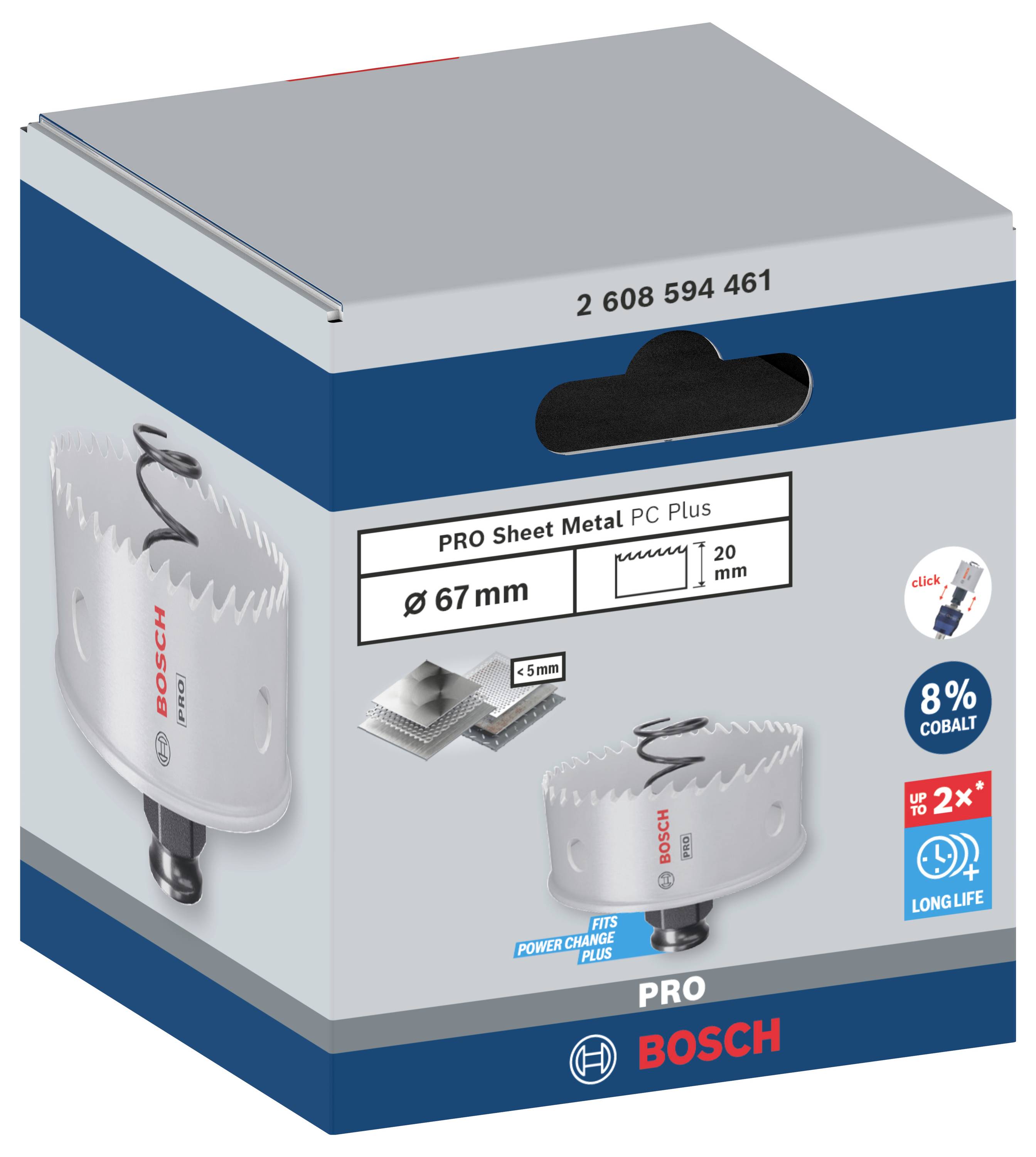 Bosch Accessories 2608594461 2608594461 Lochsäge 67mm 1St.