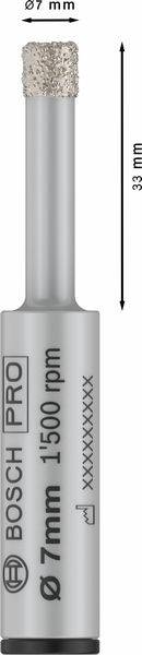 Sägezubehöraufsatz von Bosch PRO, 83 mm lang, mit einem Durchmesser von 7 mm, geeignet für professionelle Anwendungen.