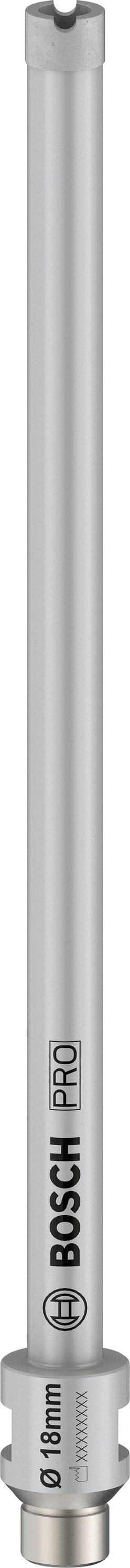 Ein silberfarbener Bohrer der Marke Bosch mit der Aufschrift '11 mm'.