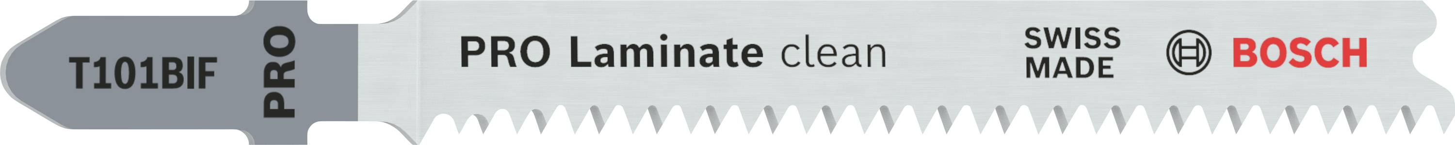 Bosch Accessories 2608655091 PRO Laminate clean T101BIF Stichsägeblatt, 83 mm, 2-tlg. 2St.