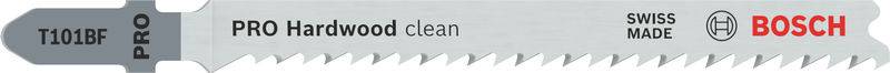 Bosch Accessories 2608655092 PRO Hardwood clean T101BF Stichsägeblatt, 100 mm, 2-tlg. 2 St.