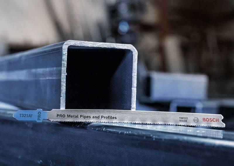 Bosch Accessories 2608655097 PRO Metal Pipes and Profiles T321AF Stichsägeblatt, 132 mm, 2-tlg. 2St.