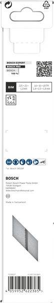 Bosch Accessories 2608658993 PRO Medium-Thick Metal precise S1137BEF Blatt, 1,1 x 25 x 225 mm, 2-tlg. 2 St.