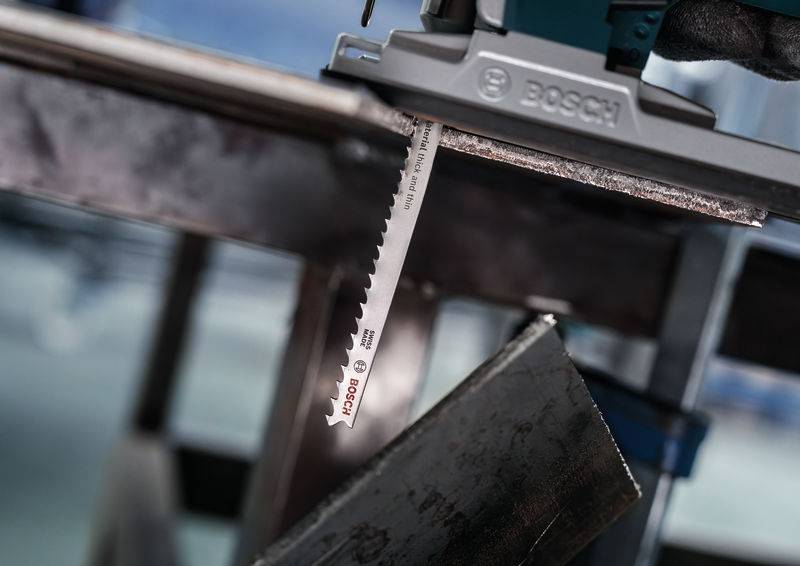 Bosch Accessories 2608655101 PRO Multi Material thick and thin T345XF Stichsägeblatt, 132 mm, 2-tlg. 2St.