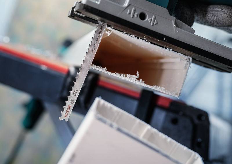 Bosch Accessories 2608655101 PRO Multi Material thick and thin T345XF Stichsägeblatt, 132 mm, 2-tlg. 2St.